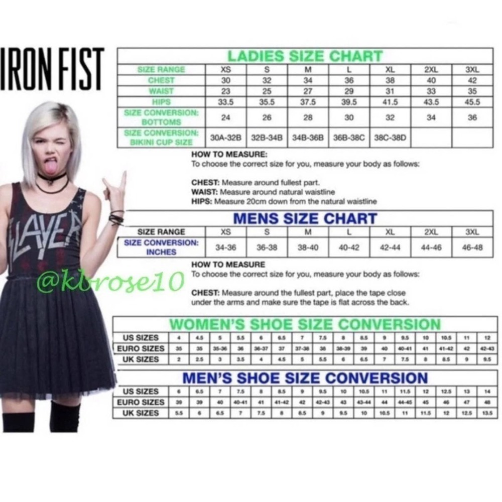 New with Tags IRON FIST Skullz Club Mini Dress in Black Plus Size 2X - Picture 6 of 10